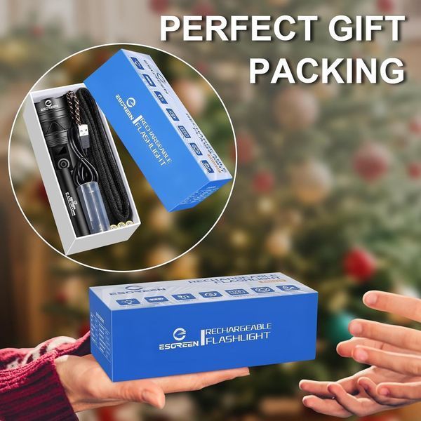 Аккумуляторный фонарь LED с USB-C зарядкой и функцией Power Bank