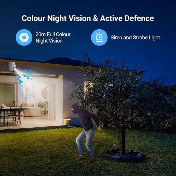 EZVIZ C8c 8MP Вулична Wi-Fi камера відеоспостереження 360&deg; з автоматичним масштабуванням фото