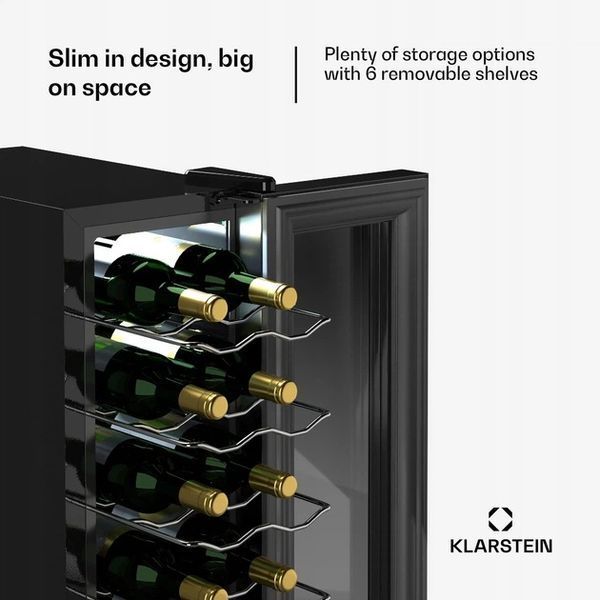 Винный холодильник Klarstein Shiraz 14 Slim Uno 10041206