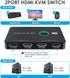 Перемикач Cablecc KVM USB 2.0 та HDMI 4K фото 2