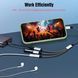 Перехідник USB C Male на 3 USB C Female із швидкою зарядкою, передачею даних TiMOVO
