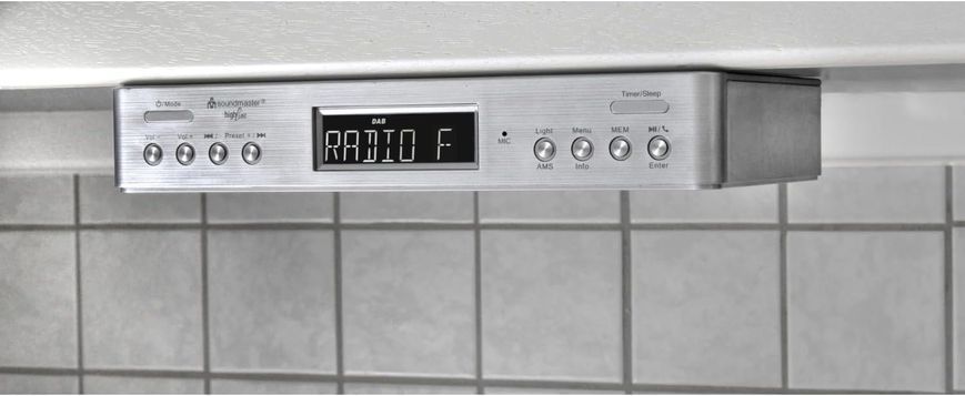 Кухонне підвісне радіо з Bluetooth Soundmaster UR2045SI DAB+ і FM RDS фото
