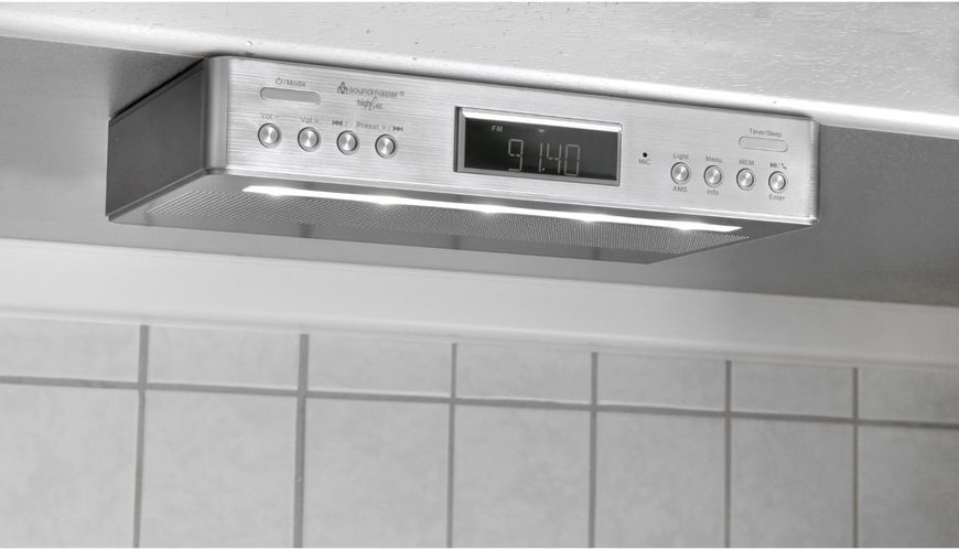 Кухонне підвісне радіо з Bluetooth Soundmaster UR2045SI DAB+ і FM RDS фото