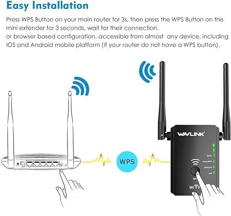 Підсилювач сигналу Wi-Fi Wavlink WN578R2 2.4G 300Mbps фото