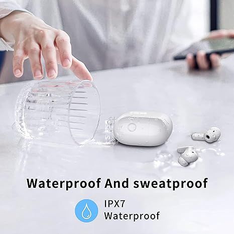 Беспроводные водонепроницаемые наушники Xinwld A97 Pro IP7 Bluetooth White фото