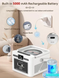 Касетний CD-програвач / бумбокс Jimeng з Bluetooth та акумулятором FM/AUX/Micro SD/USB фото 3