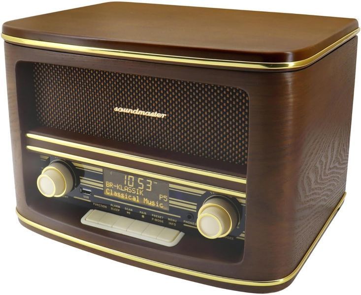 Музичний центр в ретро стилі Soundmaster NR961 DAB+FM-радіо фото