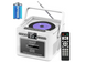 Касетний CD-програвач / бумбокс Jimeng з Bluetooth та акумулятором FM/AUX/Micro SD/USB фото 1