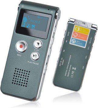 Багатофункціональний диктофон з РК-екраном та MP3-плеєром фото