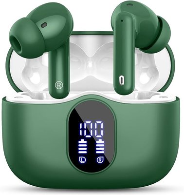 Беспроводные водонепроницаемые наушники Btootos A90 Pro IP7 Bluetooth Green фото