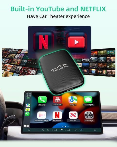 Беспроводной адаптер CarPlay 4-в-1