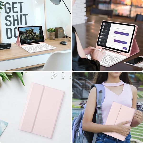 Чехол с клавиатурой, совместимый с Samsung Tab S6 Lite с держателем ручки