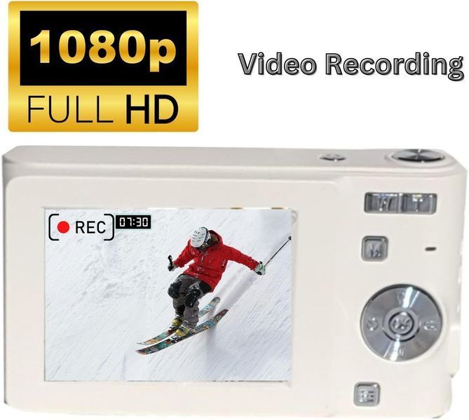Компактна цифрова камера  1080P з 16-кратним зумом фото