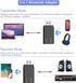 Адаптер 5.0 приймач і передавач 2 в 1 USB Bluetooth фото 2