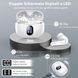 Бездротові Bluetooth навушники Kicoeon &lrm;IT07,водонепроникні, 36H, білі фото 4