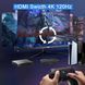 Коммутатор HDMI 2.1 8K 4x1 4K 120 Гц VRR ALLM ARC CEC HDCP2.3 48 Гбит фото 4