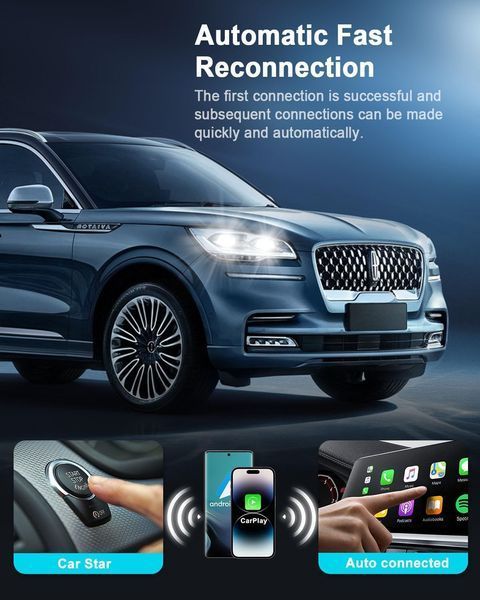 Бездротовий адаптер CarPlay Jigerjs