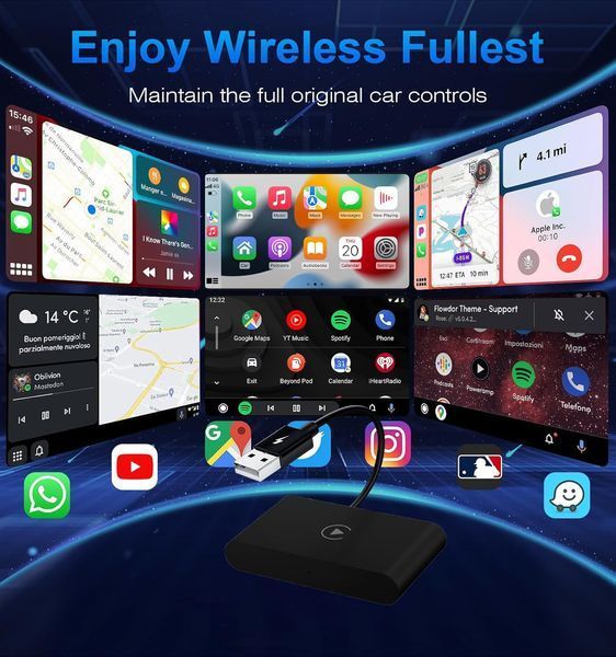 Бездротовий адаптер CarPlay Jigerjs