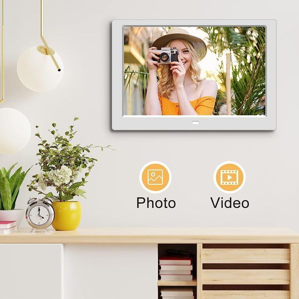 Цифрова фоторамка YOUYU 10 дюймів з пультом дистанційного керування
