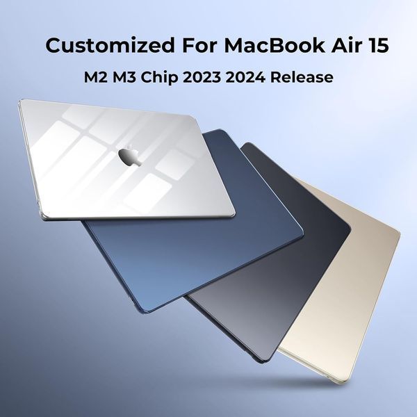 Чохол для MacBook Air 15 дюймів 2025 2024 2023 M4 M3 M2 A3241 A3114 A2941 фото