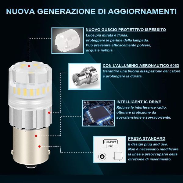 Светодиодная лампа XENOLORD P21W 1156 BA15S