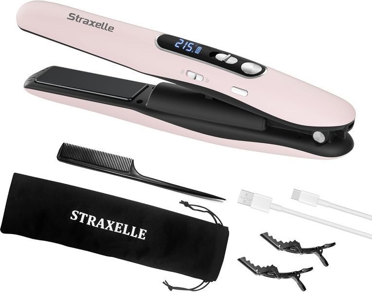Портативный выпрямитель для волос Straxelle с регулировкой температуры (175&ndash;215℃)
