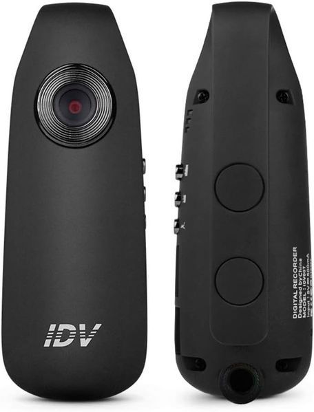 Портативна нагрудна камера Roexboz Full HD Vlogger Motion Camera з 3 кнопками та магнітною основою фото