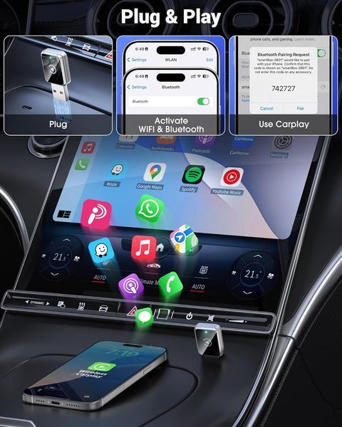 Бездротовий адаптер CarPlay