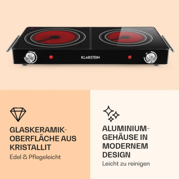 Варильна інфрачервона панель Klarstein VariCook Duo 3000W (10032125)