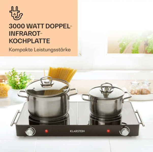 Варильна інфрачервона панель Klarstein VariCook Duo 3000W (10032125)