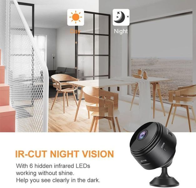 Мини-камера WiFi 1080P HD TOZLU фото