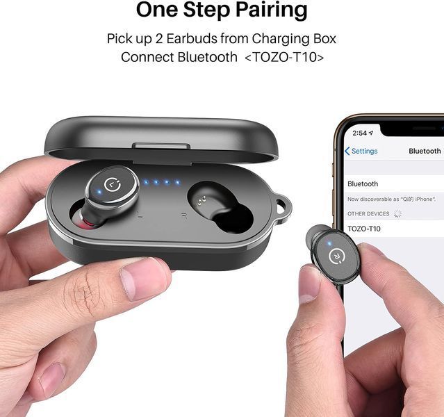 Наушники-вкладыши TOZO T10 True Wireless Bluetooth 5.3 фото