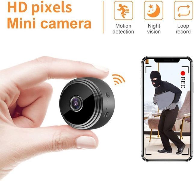 Мини-камера WiFi 1080P HD TOZLU фото