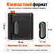 Портативная акустическая система для усиления голоса с 2 беспроводными петличными микрофонами