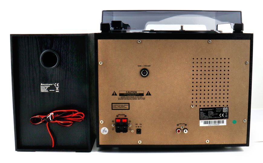 Програвач вінілу Soundmaster MCD5600SW з радіо DAB+/FM/CD/MP3 фото