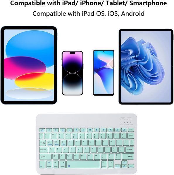 Аккумуляторная беспроводная клавиатура Bluetooth для iPad A16 11-го