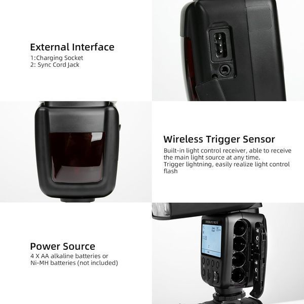 Вспышка Speedlite с ЖК-дисплеем PHOTOOLEX для Canon фото