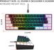 Проводная клавиатура игровая Snpurdiri 60% RGB Mini, 60 клавиш, водонепроницаемая фото 6