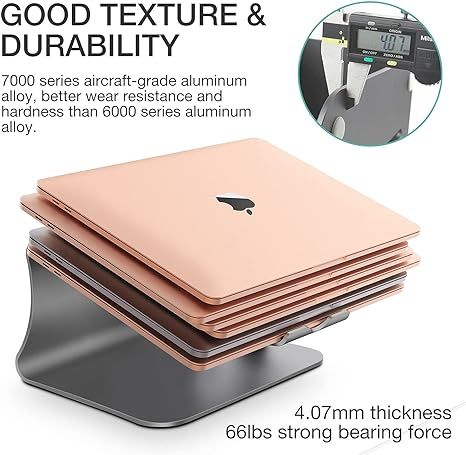 Подставка для ноутбука Bestand Aluminum Cooling Computer Laptop Stand для MacBook фото