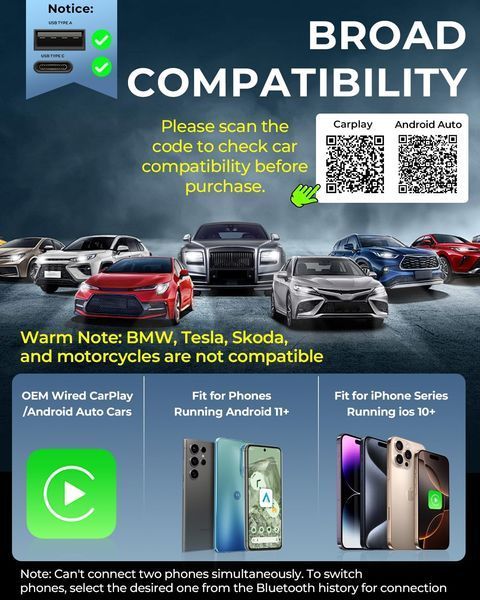 Беспроводной адаптер-Carplay