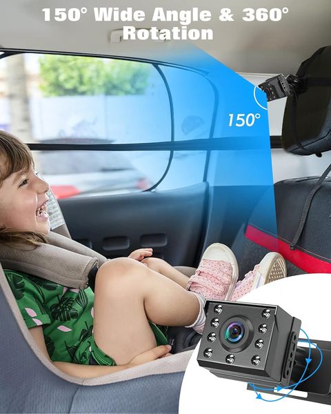 Дитяча автомобільна камера Zacro Baby Car Camera HD 1080P