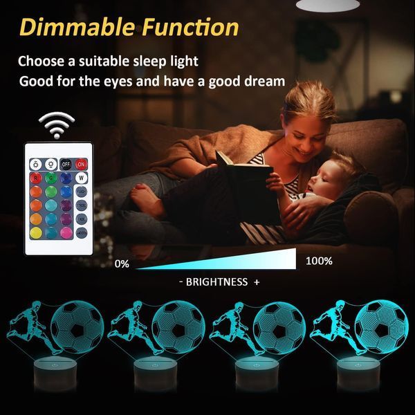 3D светодиодный ночник для комнаты Lightzz фото