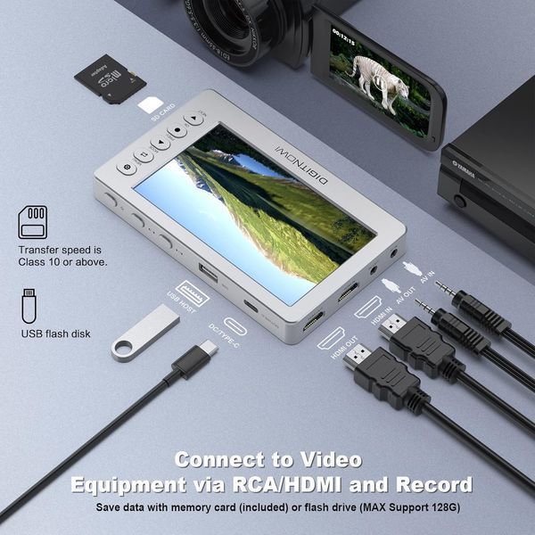 Відеоконвертер із 5-дюймовим OLED-екраном DIGITNOW фото