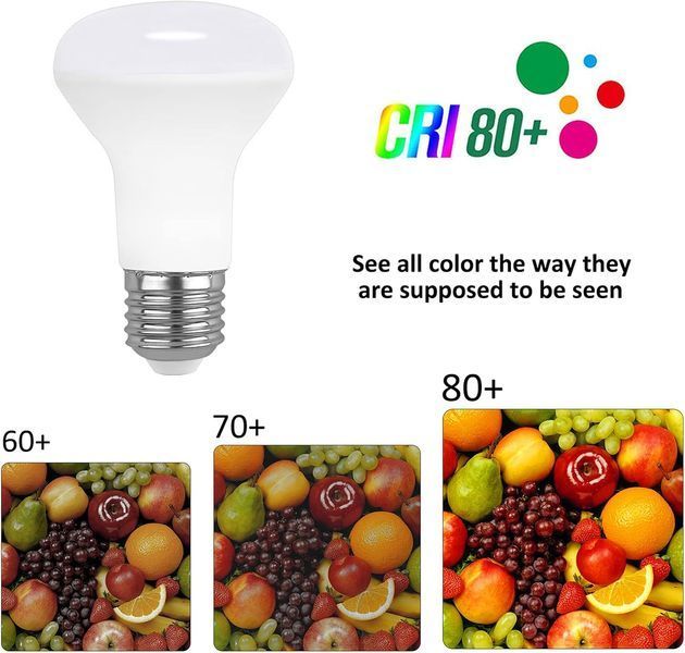 Набір світлодіодних рефлекторних ламп LED R63 7,5W 4000K 6 шт фото