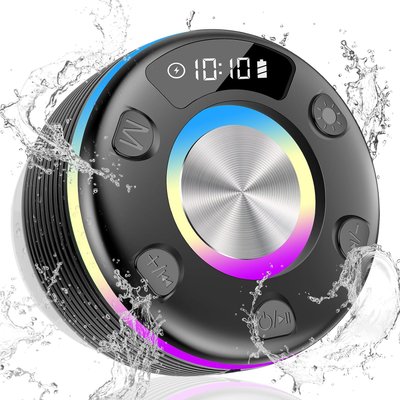 Портативный водонепроницаемый Bluetooth-динамик OYIB, свет RGB, FM-радио фото