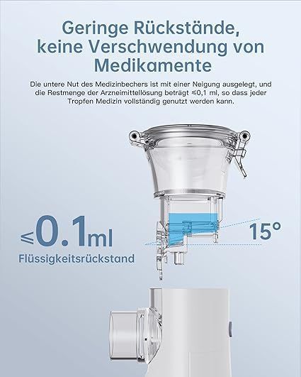 Пртативный ингалятор небулайзер Hygelink JM-06802