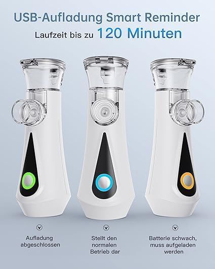 Пртативный ингалятор небулайзер Hygelink JM-06802