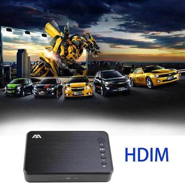 Мультимедійний плеєр AGPtek 1080 зі стереовиходом L/R та пультом дистанційного керування фото