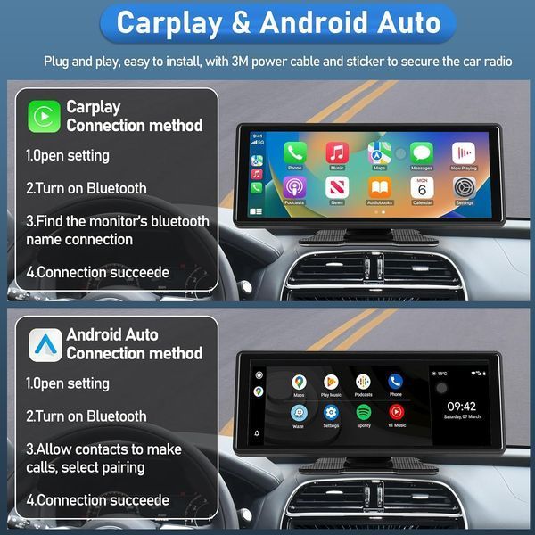 Портативна бездротова система CarPlay Lyssiefeel