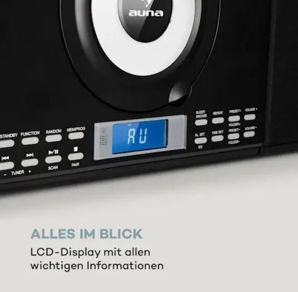 Стереосистема AUNA Wallie Microsystem FM Bt CD (10033227) фото